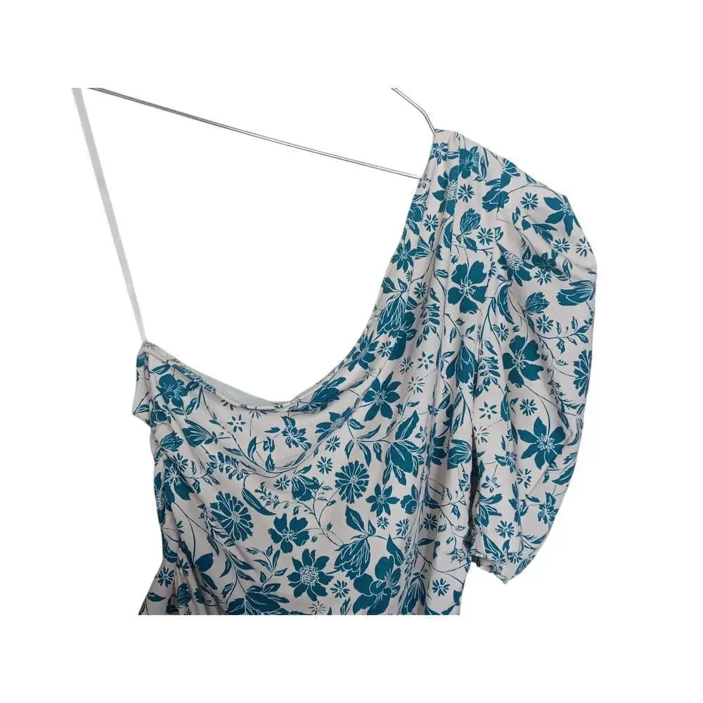 New with Tags Free People Floral Puff Sleeve Somethin Bout You Bodysuit SZ M